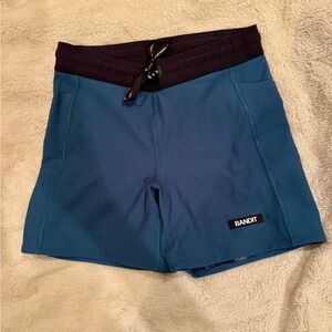 S Bandit Deep Teal 5” Cadence compression shorts